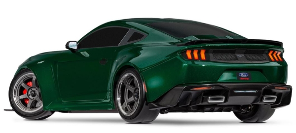 TRX105237-4-GRN  TRAXXAS 4-TEC Ford Mustang 1/10 Drift RTR Brushed